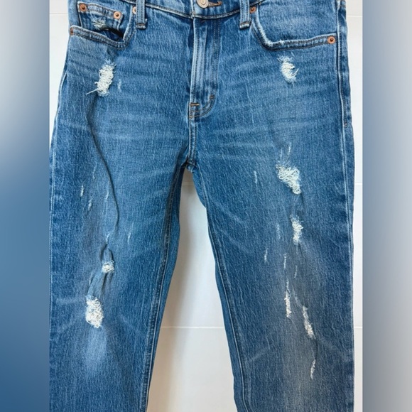 Lucky Brand Sienna Slim Boyfriend Distressed Jeans - Size 0/25 - Picture 2 of 7